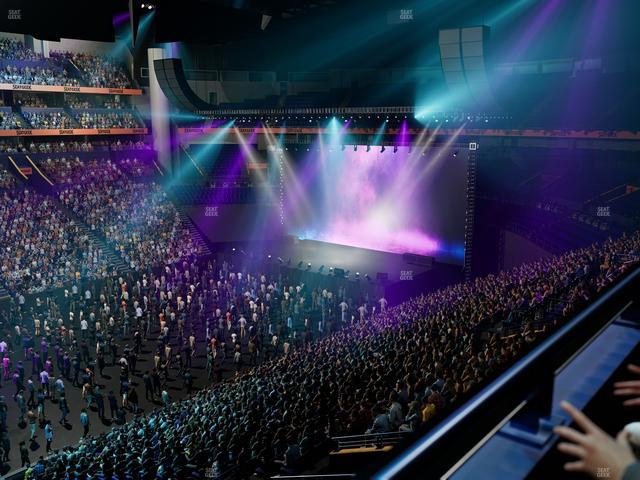 Bridgestone Arena - Section 207 Seat View