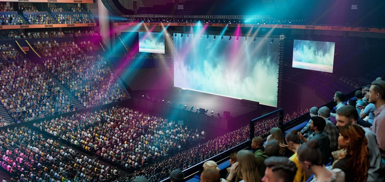 Bridgestone Arena - Section 207 Seat View