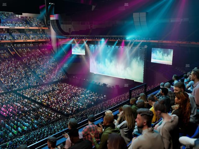 Bridgestone Arena - Section 207 Seat View Bridgestone Arena - Section 207 Seat View