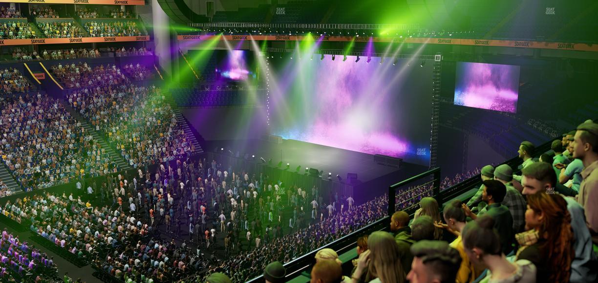 Bridgestone Arena - Section 207 Seat View