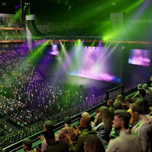 Bridgestone Arena - Section 207 Seat View