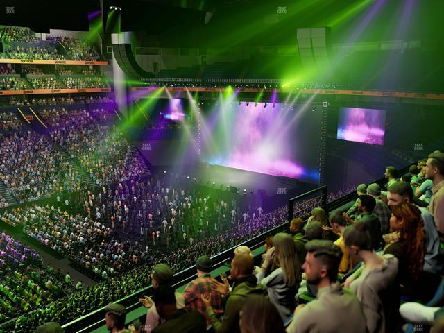 Bridgestone Arena - Section 207 Seat View