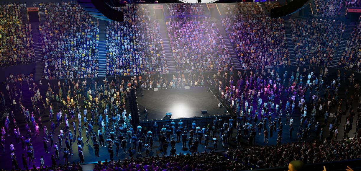 Bridgestone Arena - Section 208 Seat View