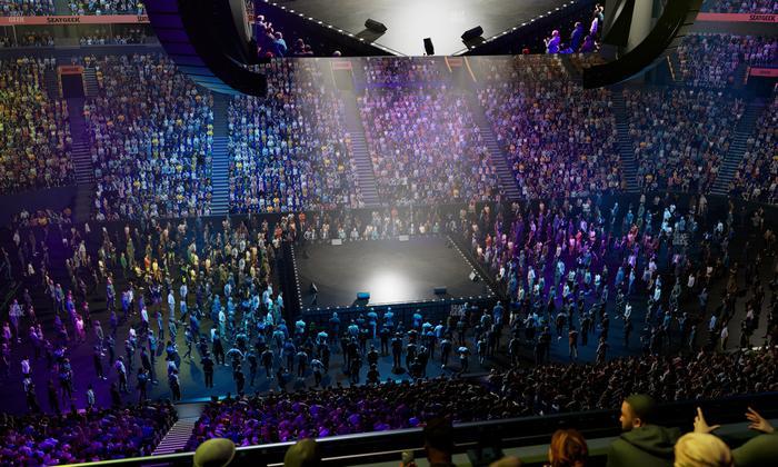 Bridgestone Arena - Section 208 Seat View