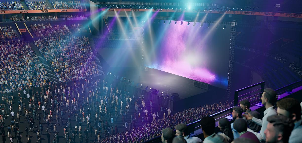 Bridgestone Arena - Section 208 Seat View