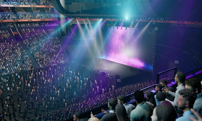 Bridgestone Arena - Section 208 Seat View