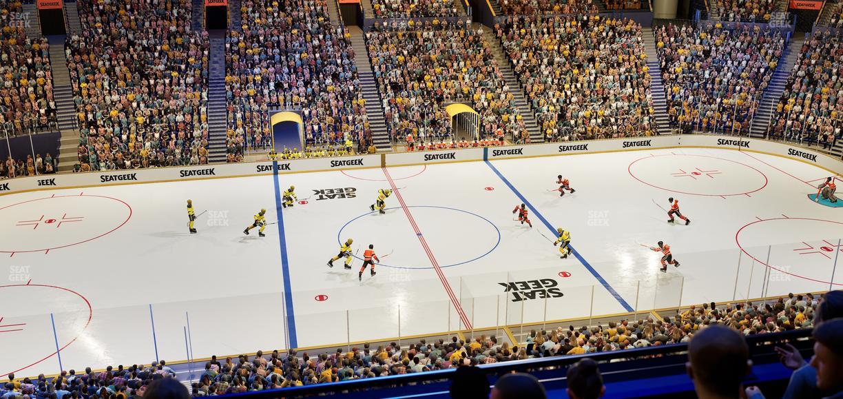 Bridgestone Arena - Section 208 Seat View