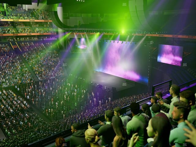 Bridgestone Arena - Section 208 Seat View