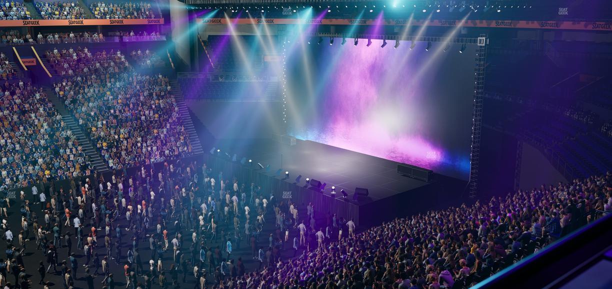 Bridgestone Arena - Section 208 Seat View