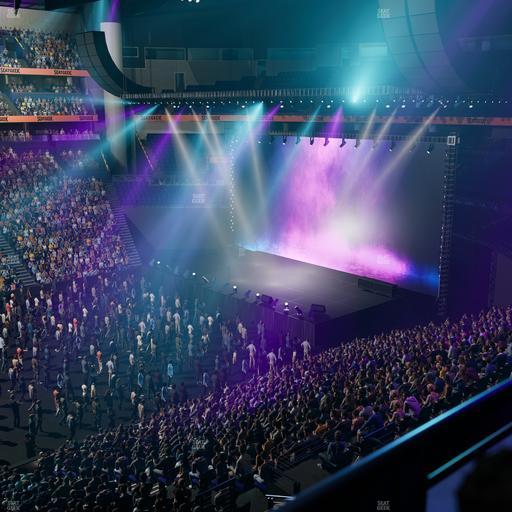 Bridgestone Arena - Section 208 Seat View