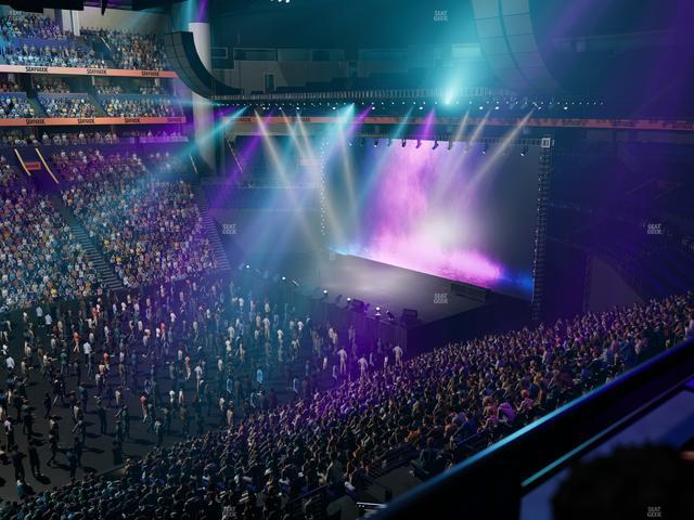 Bridgestone Arena - Section 208 Seat View