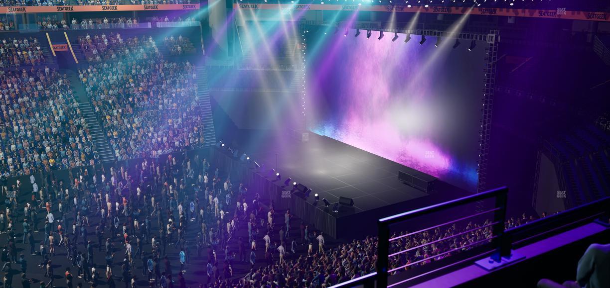 Bridgestone Arena - Section 209 Seat View