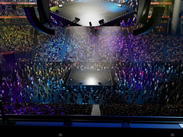 Bridgestone Arena - Section 209 Seat View