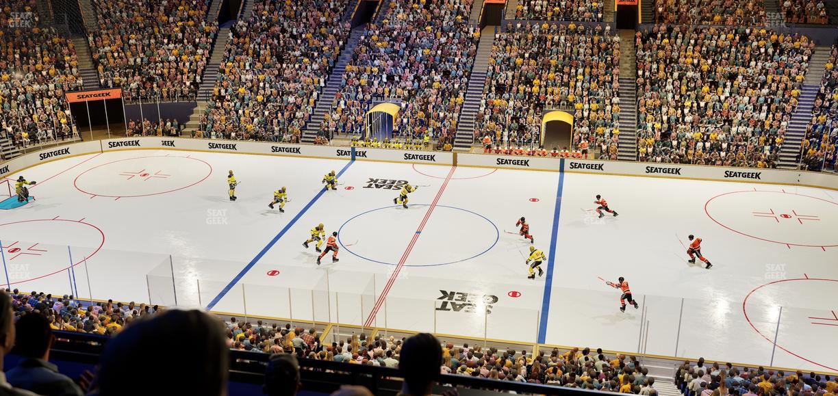 Bridgestone Arena - Section 210 Seat View