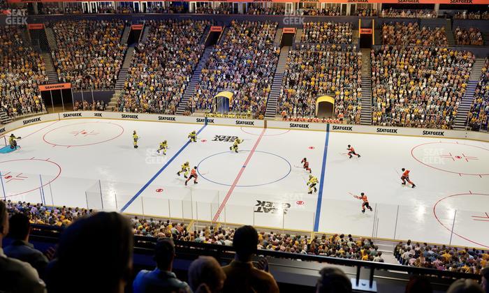 Bridgestone Arena - Section 210 Seat View