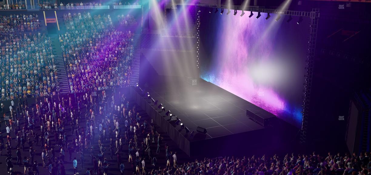 Bridgestone Arena - Section 210 Seat View