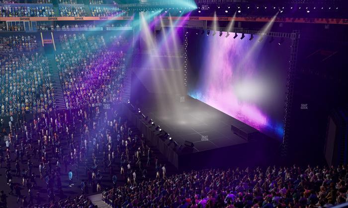 Bridgestone Arena - Section 210 Seat View