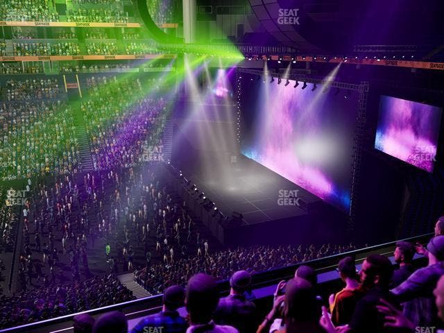 Bridgestone Arena - Section 210 Seat View