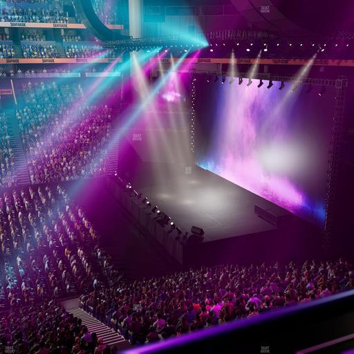 Bridgestone Arena - Section 210 Seat View