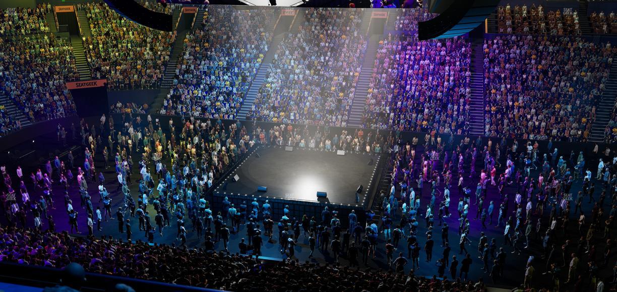 Bridgestone Arena - Section 210 Seat View