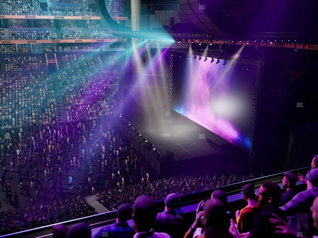 Bridgestone Arena - Section 210 Seat View Bridgestone Arena - Section 210 Seat View