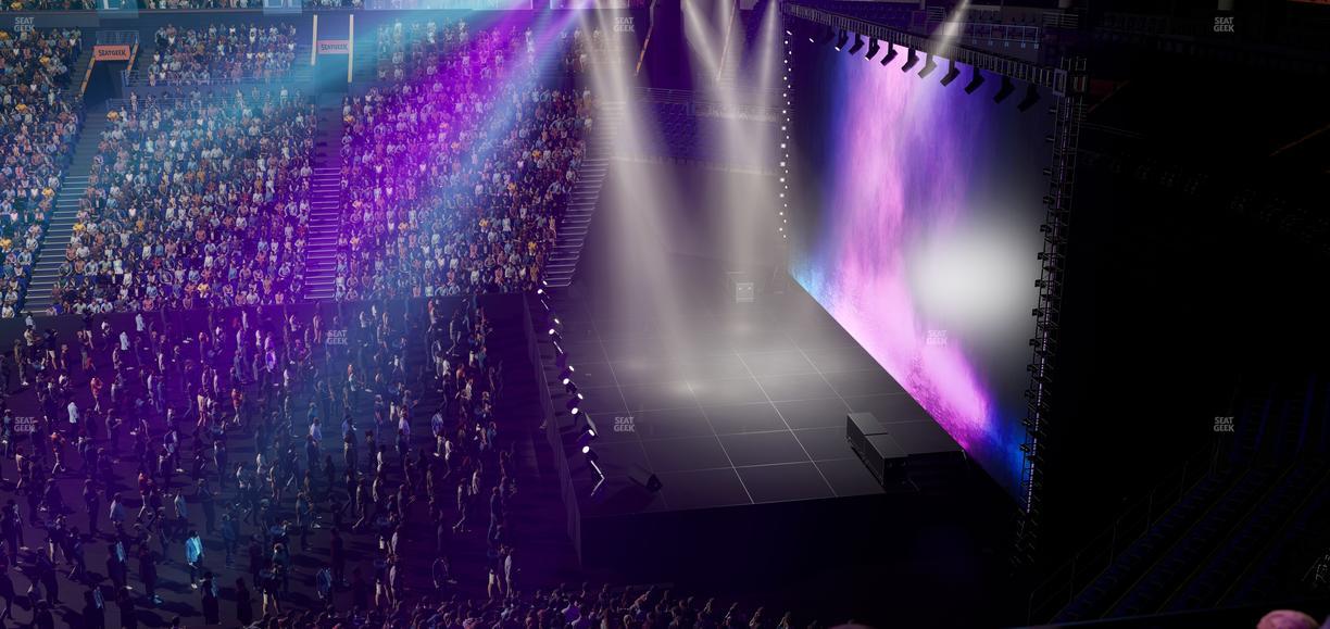 Bridgestone Arena - Section 211 Seat View