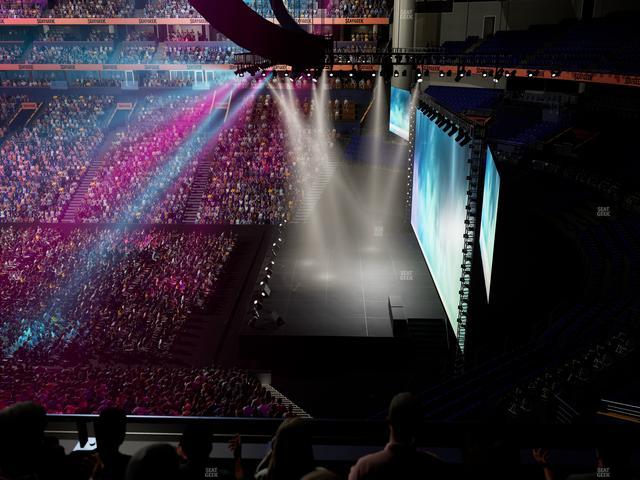 Bridgestone Arena - Section 212 Seat View Bridgestone Arena - Section 212 Seat View