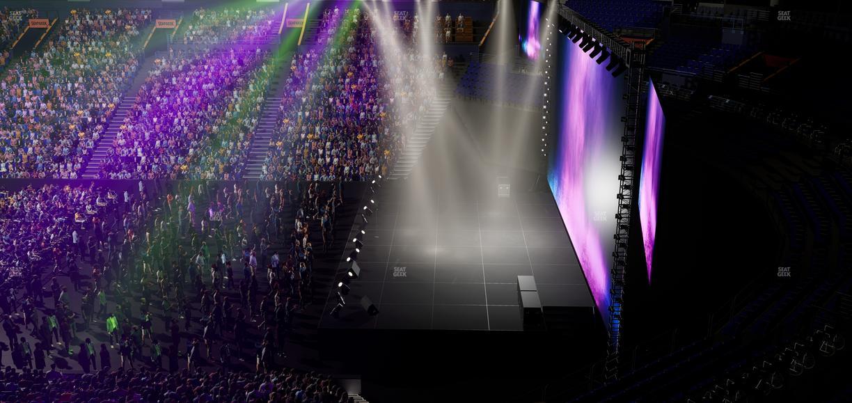 Bridgestone Arena - Section 212 Seat View