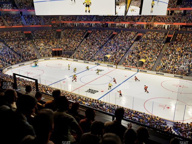 Bridgestone Arena - Section 212 Seat View