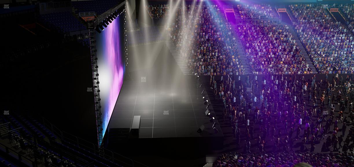 Bridgestone Arena - Section 213 Seat View