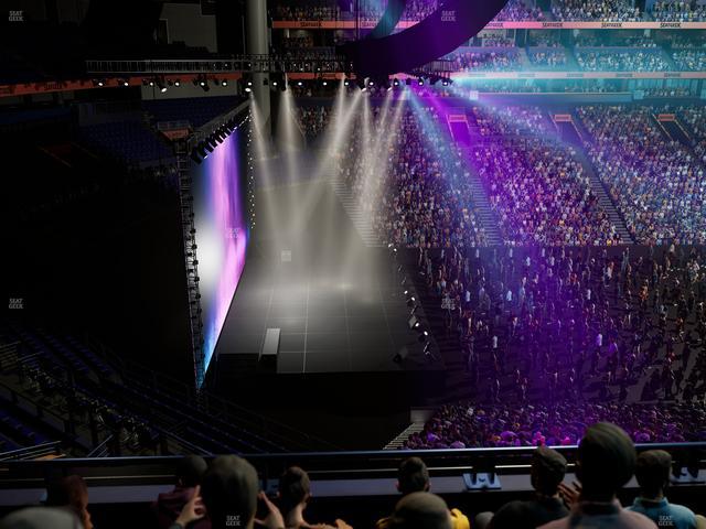 Bridgestone Arena - Section 213 Seat View Bridgestone Arena - Section 213 Seat View