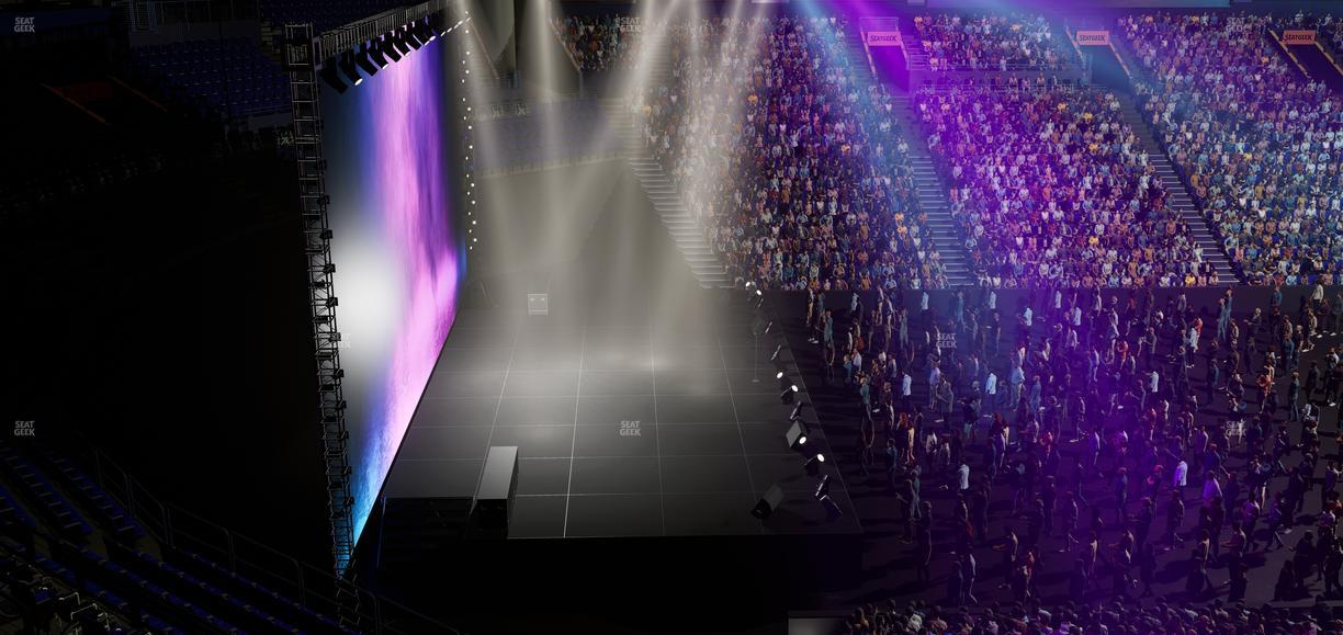 Bridgestone Arena - Section 213 Seat View