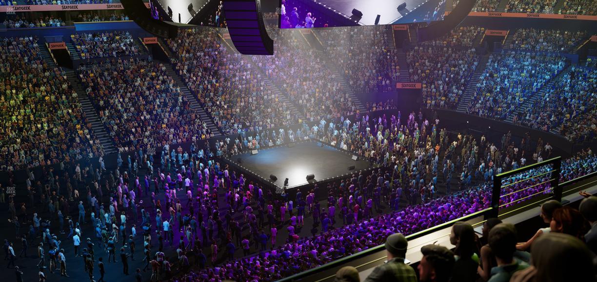 Bridgestone Arena - Section 213 Seat View