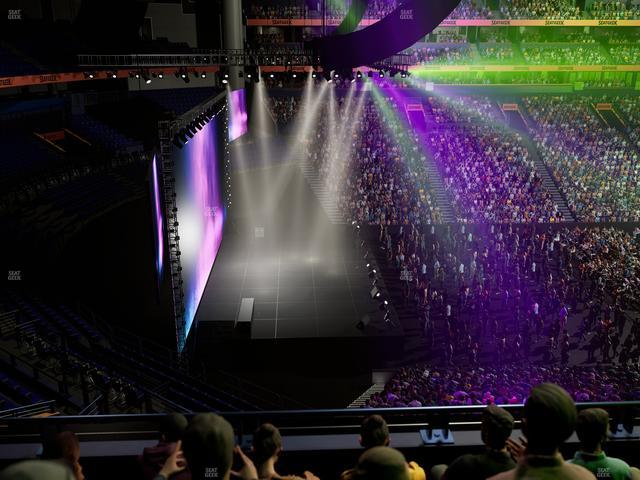 Bridgestone Arena - Section 213 Seat View