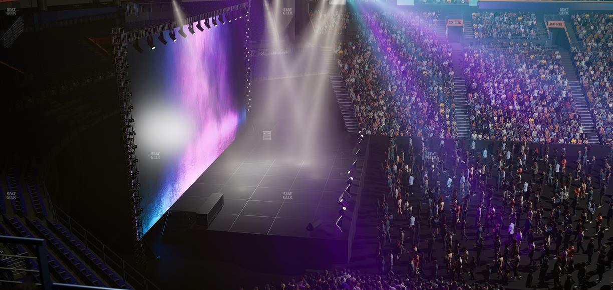 Bridgestone Arena - Section 214 Seat View