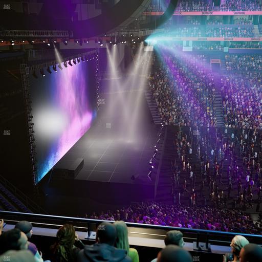 Bridgestone Arena - Section 214 Seat View