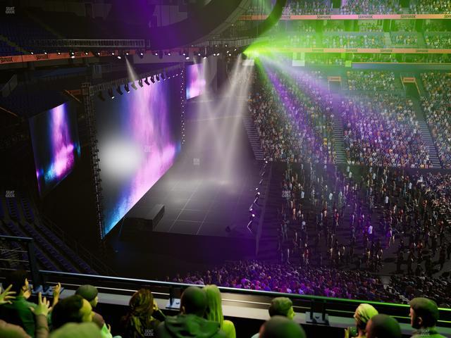 Bridgestone Arena - Section 214 Seat View