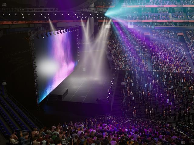 Bridgestone Arena - Section 214 Seat View