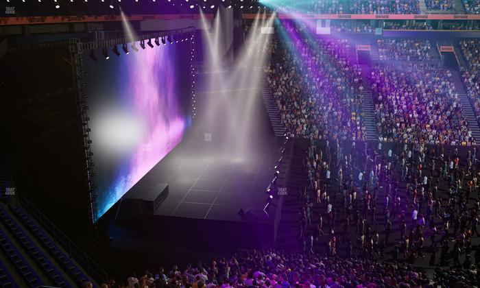 Bridgestone Arena - Section 214 Seat View