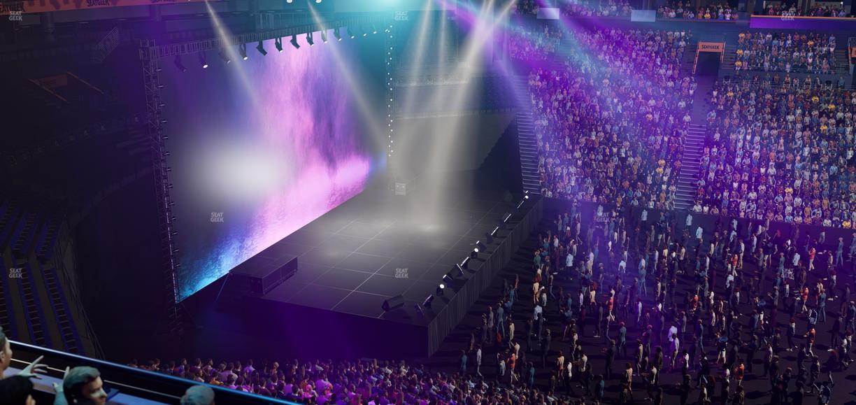 Bridgestone Arena - Section 215 Seat View