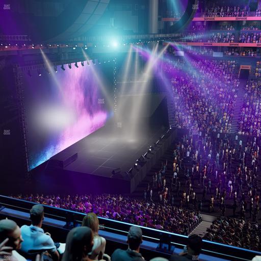 Bridgestone Arena - Section 215 Seat View