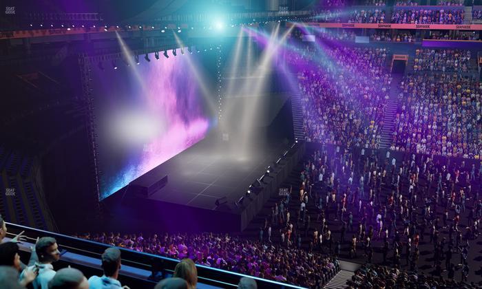 Bridgestone Arena - Section 215 Seat View