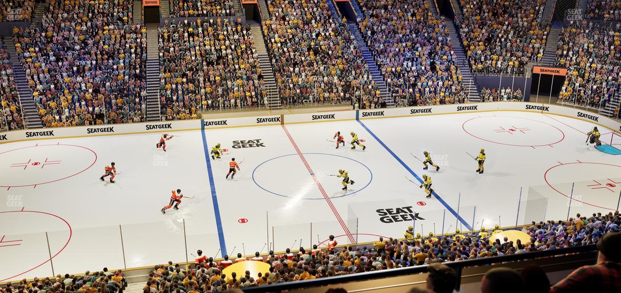 Bridgestone Arena - Section 215 Seat View