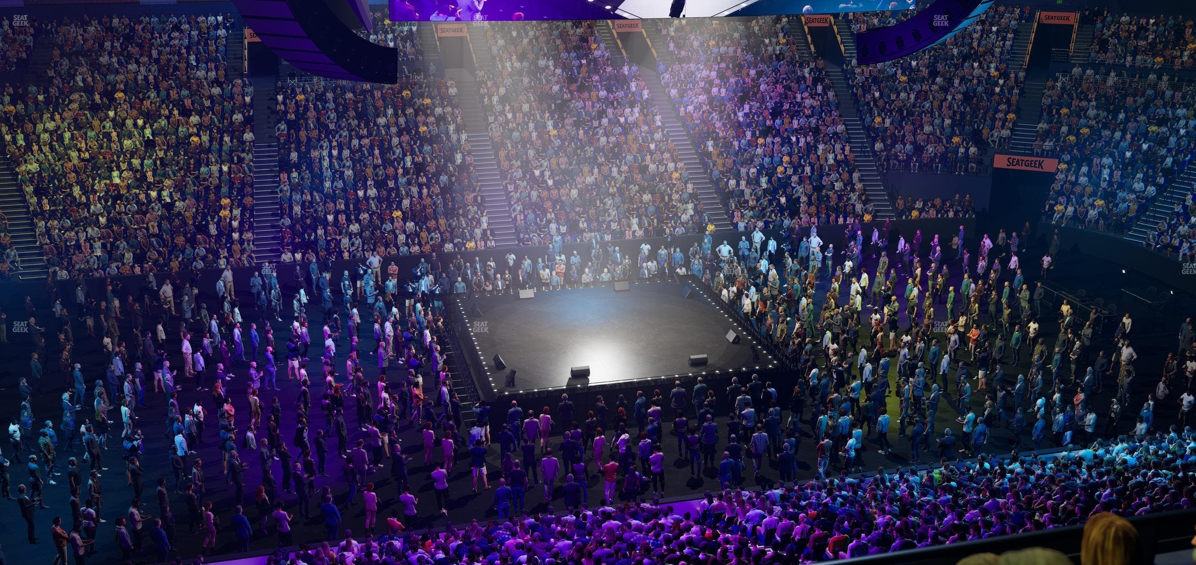 Bridgestone Arena - Section 215 Seat View