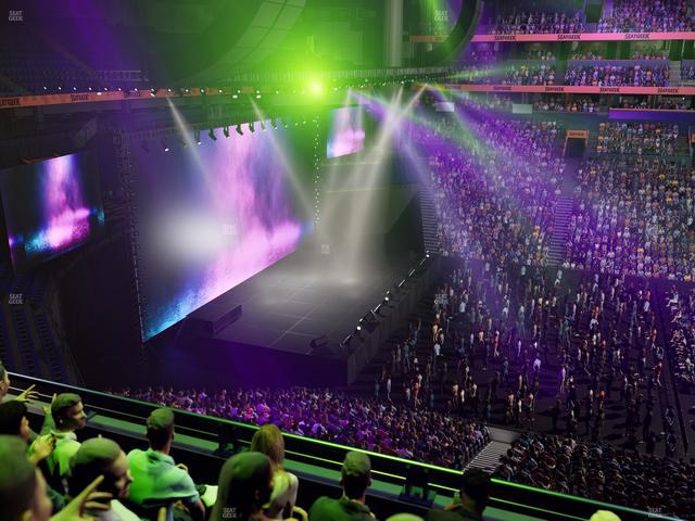 Bridgestone Arena - Section 215 Seat View