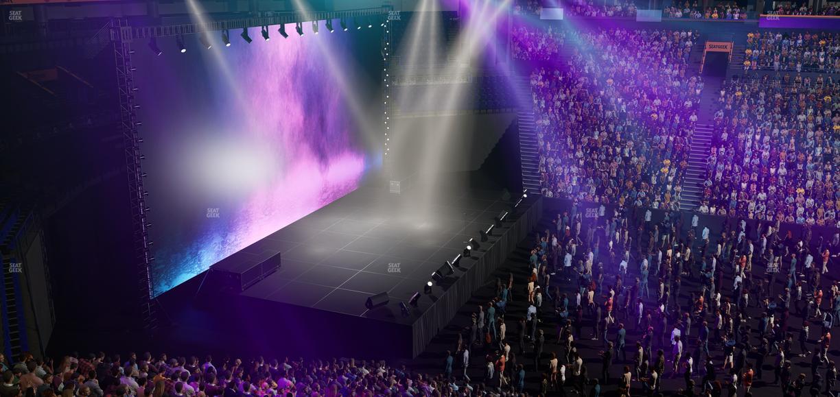 Bridgestone Arena - Section 215 Seat View