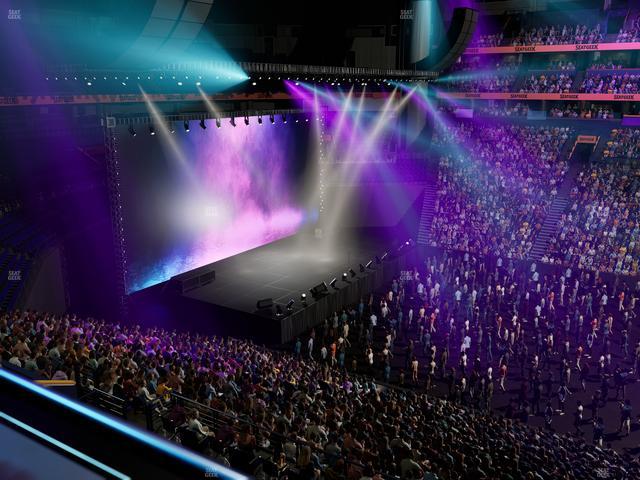 Bridgestone Arena - Section 216 Seat View
