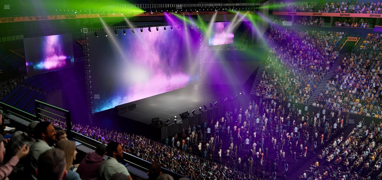 Bridgestone Arena - Section 217 Seat View