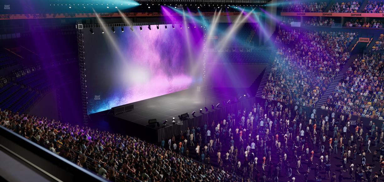 Bridgestone Arena - Section 217 Seat View