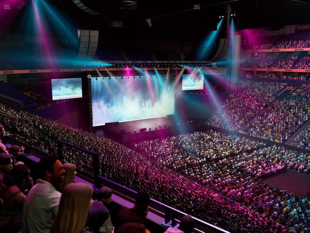 Bridgestone Arena - Section 219 Seat View Bridgestone Arena - Section 219 Seat View